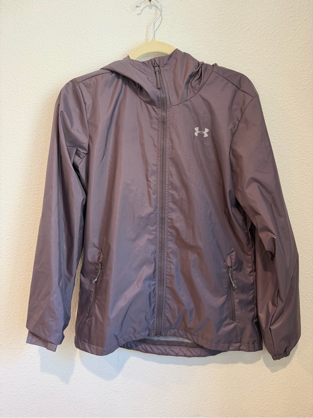 Under Armour Women's Hooded Rain Jacket - Mauve